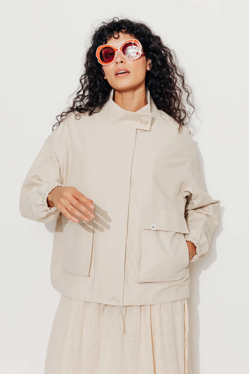 MUSA - Blouson oversize coton, doublé - Image 3