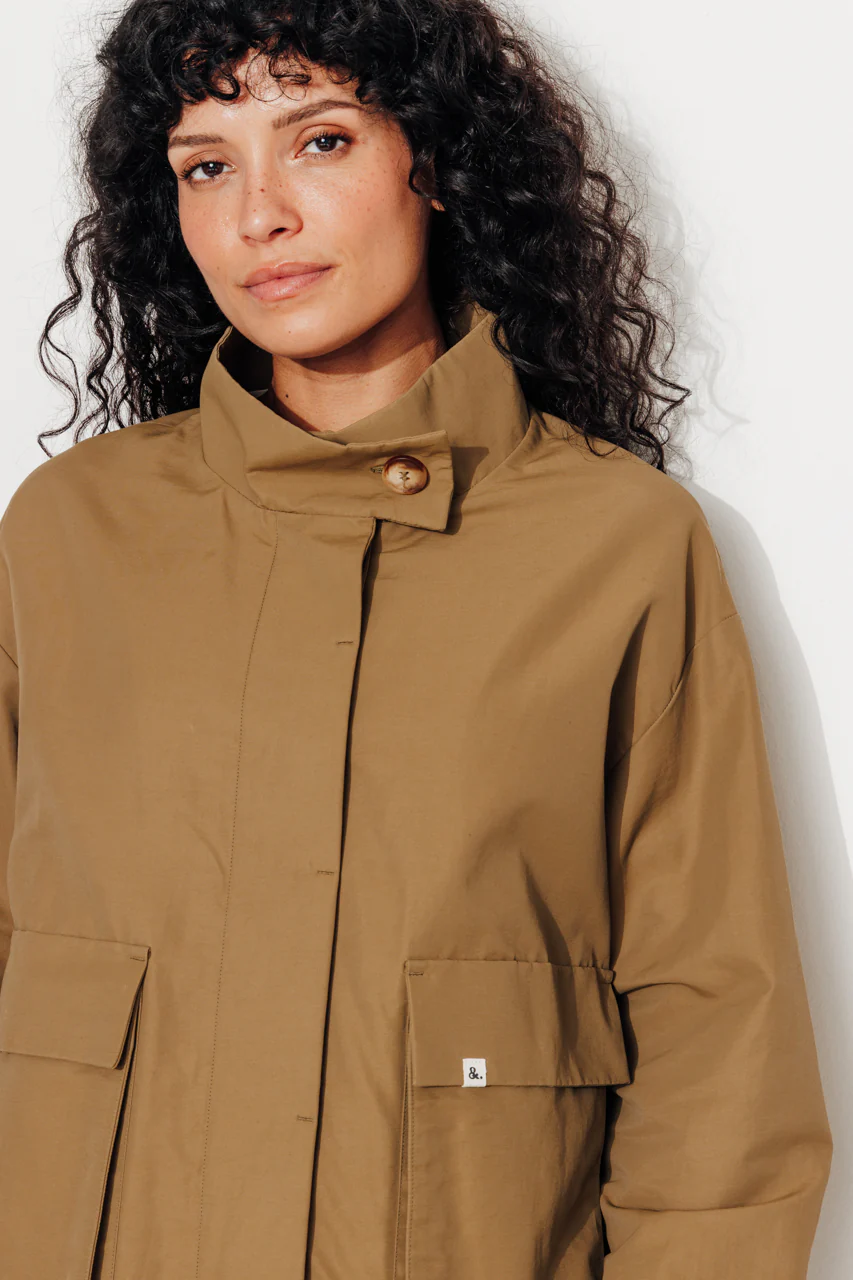 MUSA - Blouson oversize coton, doublé - Image 8