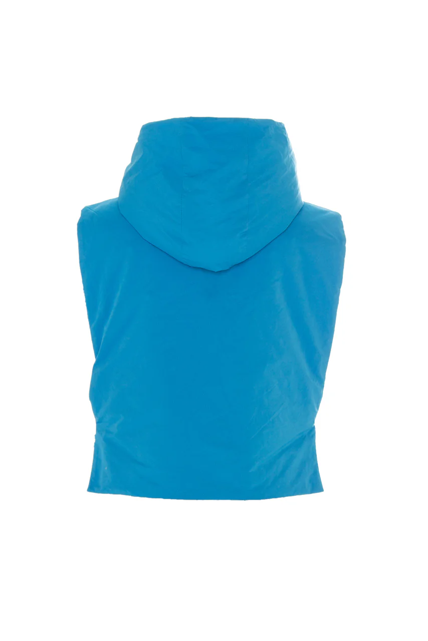 Caille- Capuche réversible déperlante bleu - Image 3