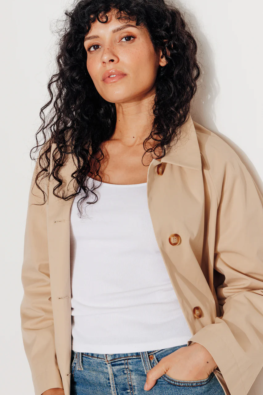 ROSALES - Imper volume ample toucher doux aspect coton - Image 3