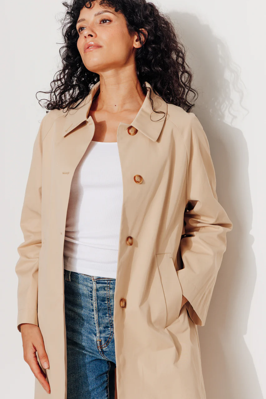 ROSALES - Imper volume ample toucher doux aspect coton - Image 7