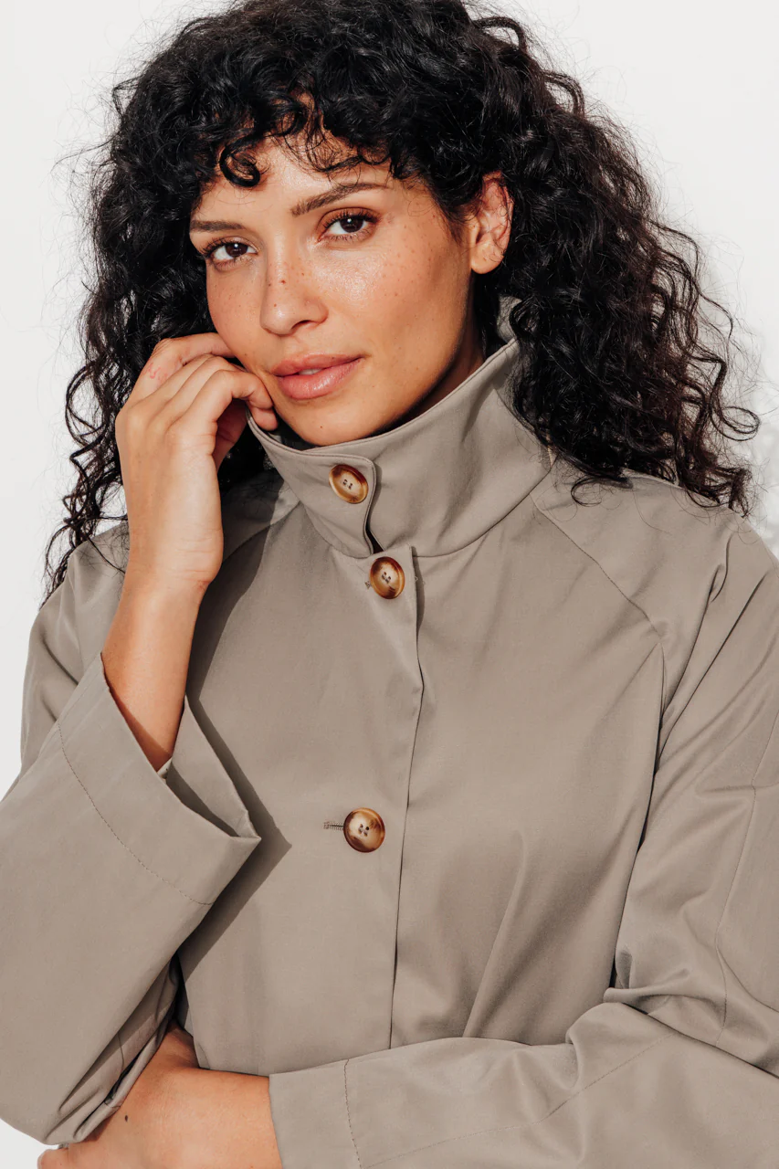 ROSALES - Imper volume ample toucher doux aspect coton - Image 6