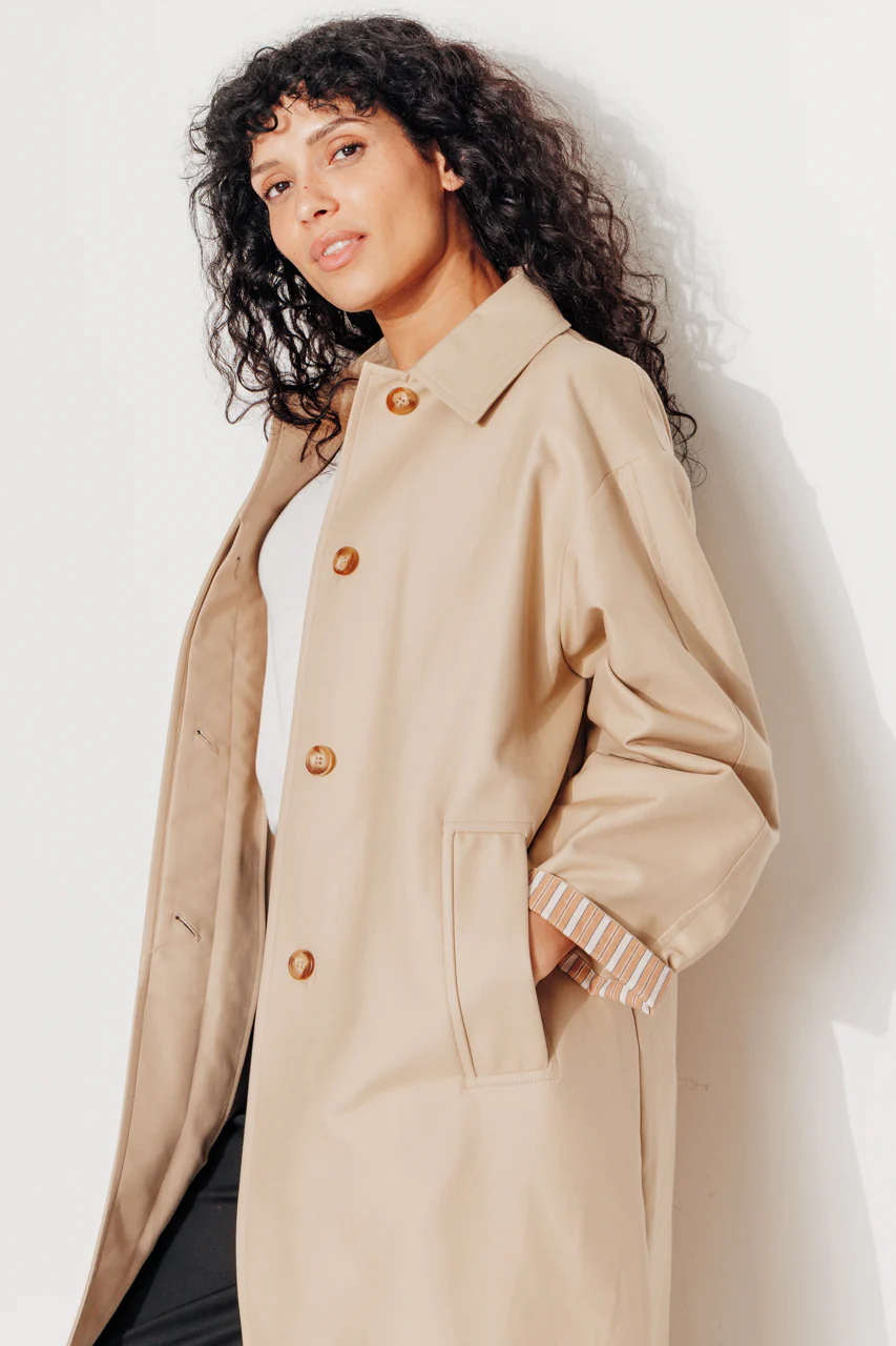 CITRONNELLE - Imper oversize 100% coton déperlant - Image 3