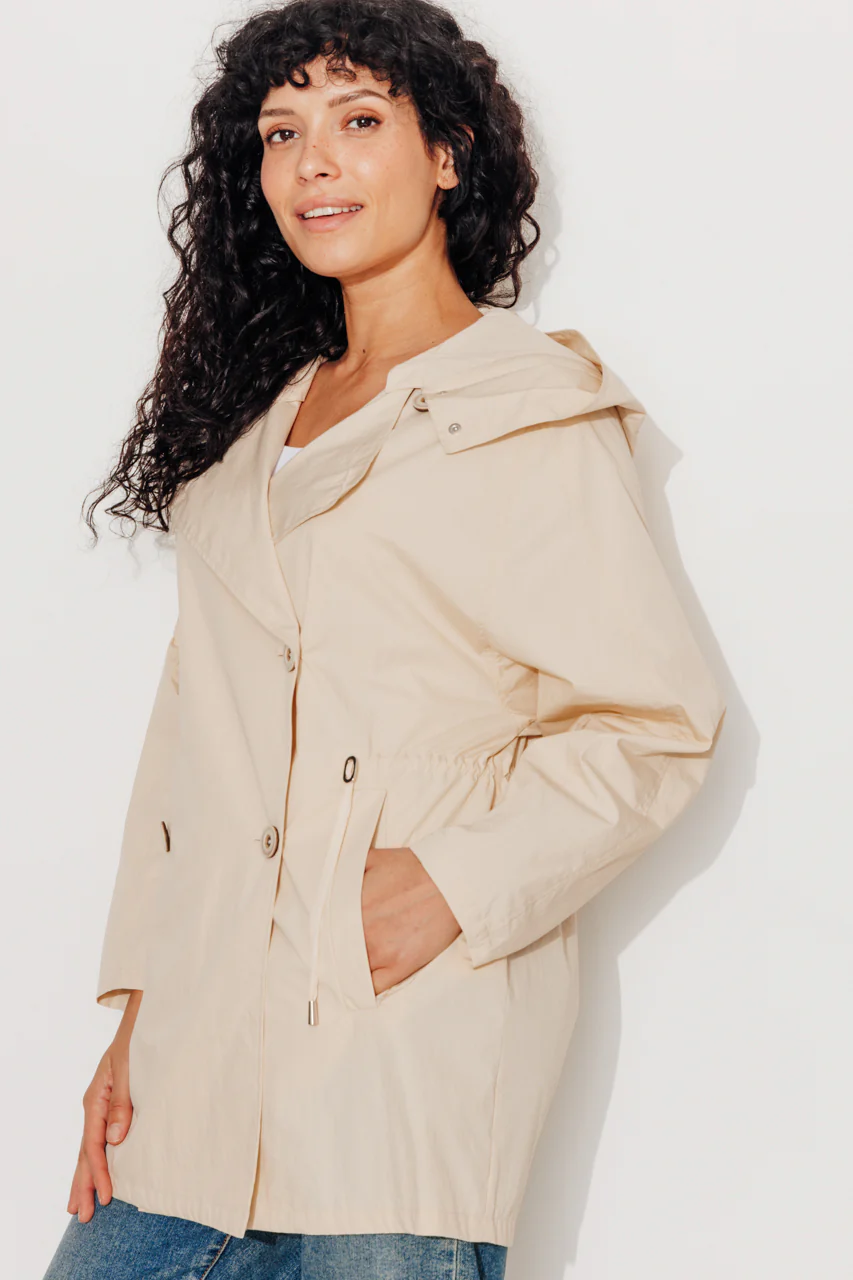 BERHET - Parka capuche en coton biologique déperlant - Image 6
