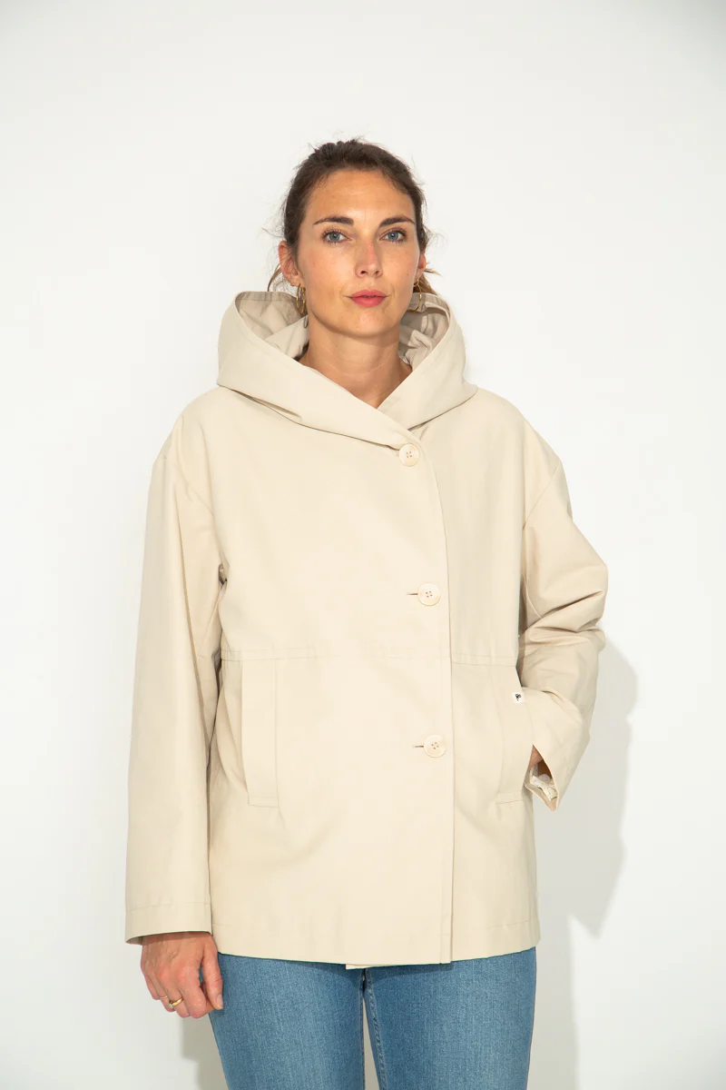 GRENADIER - Parka courte capuche  en coton majoritaire - Image 3