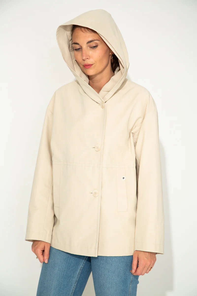 GRENADIER - Parka courte capuche  en coton majoritaire - Image 5