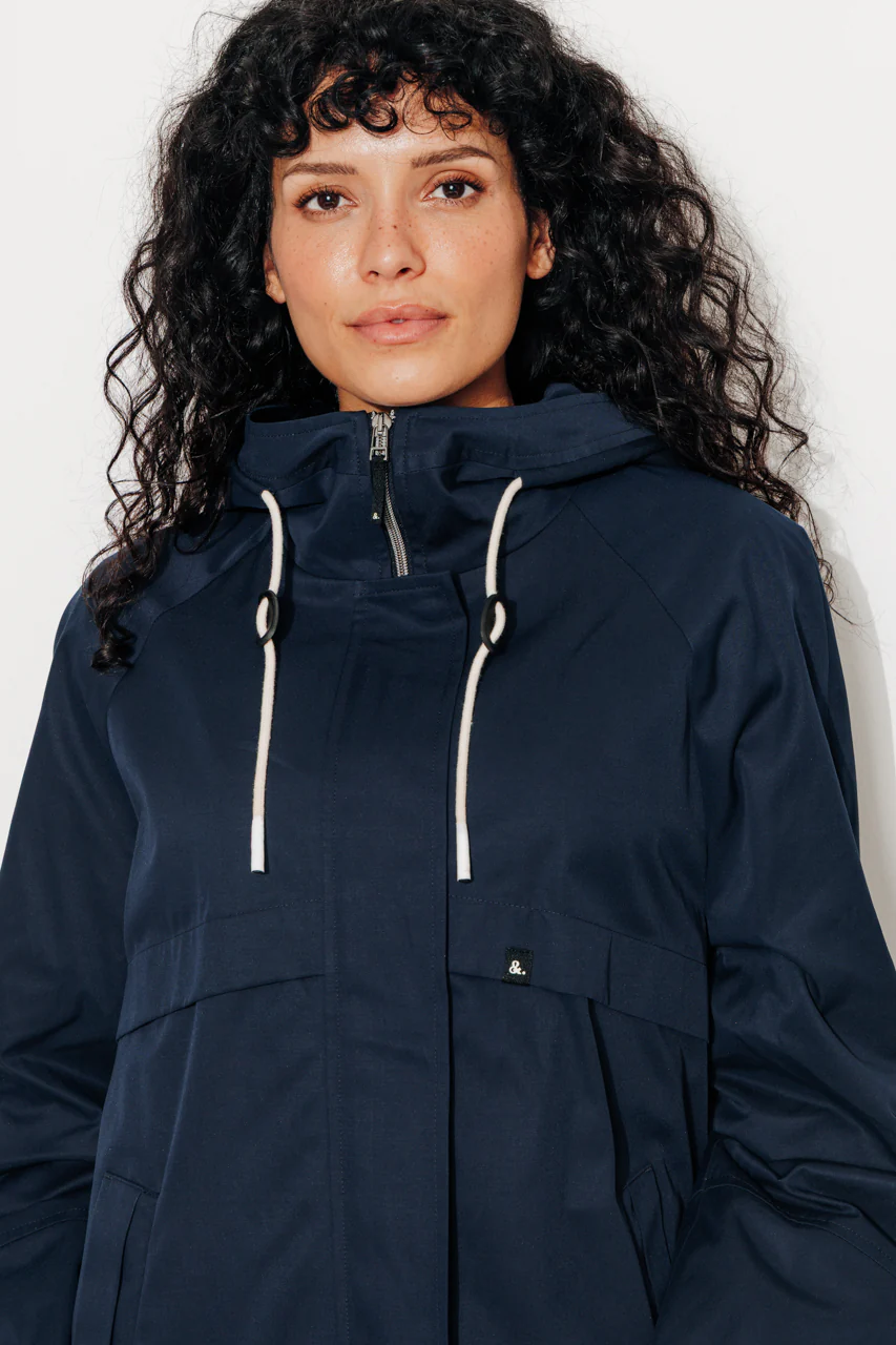 ALBIZIA - Parka oversize toucher doux aspect coton - Image 2