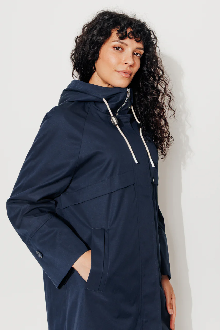 ALBIZIA - Parka oversize toucher doux aspect coton - Image 5