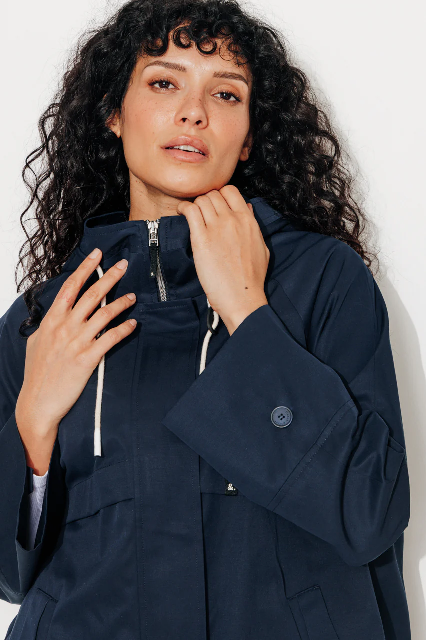 ALBIZIA - Parka oversize toucher doux aspect coton - Image 8