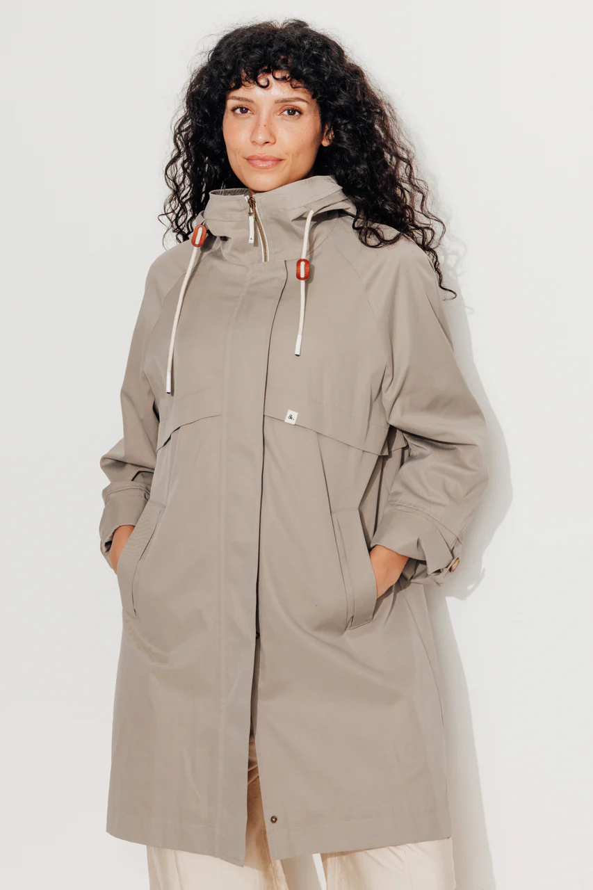 ALBIZIA - Parka oversize toucher doux aspect coton - Image 3