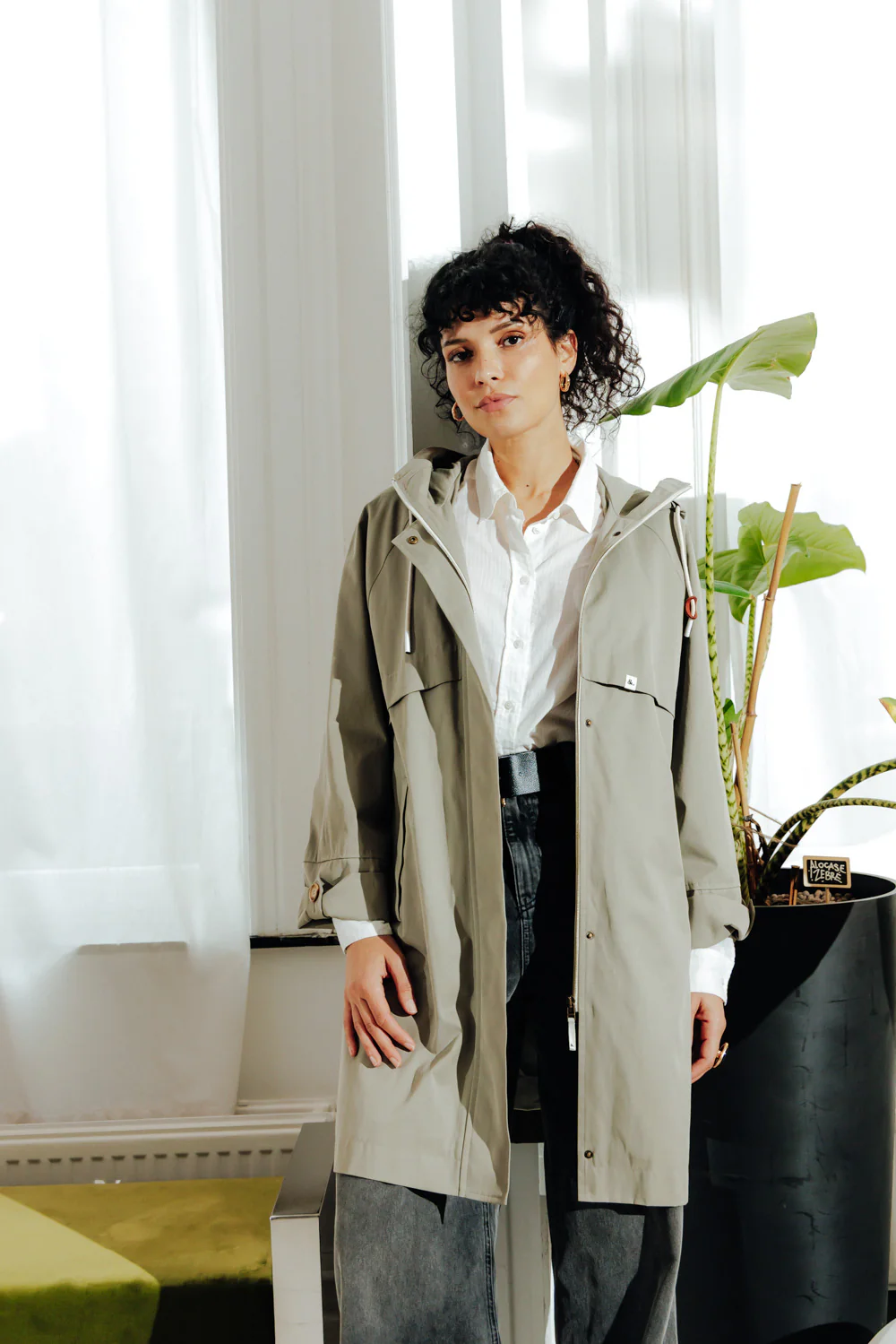 ALBIZIA - Parka oversize toucher doux aspect coton - Image 6