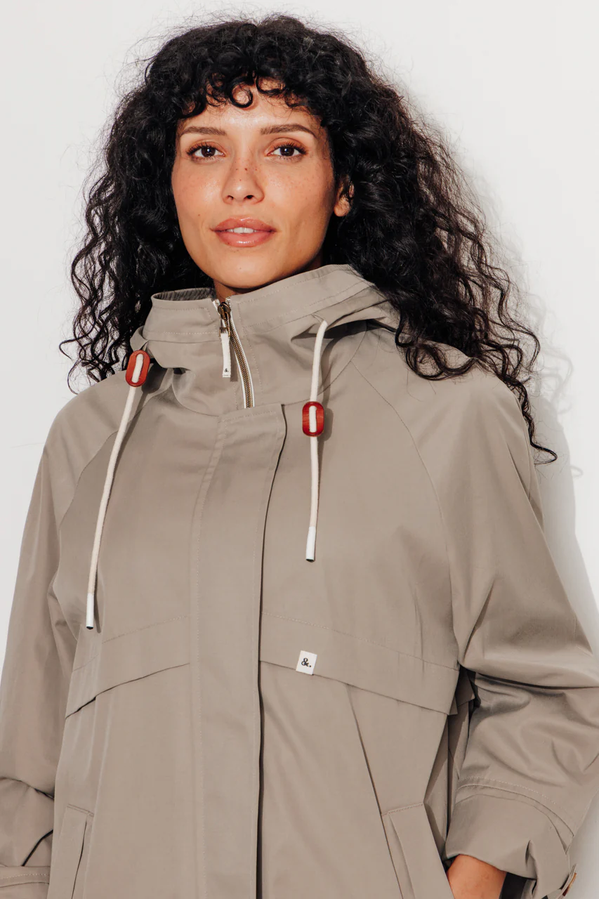 ALBIZIA - Parka oversize toucher doux aspect coton - Image 7