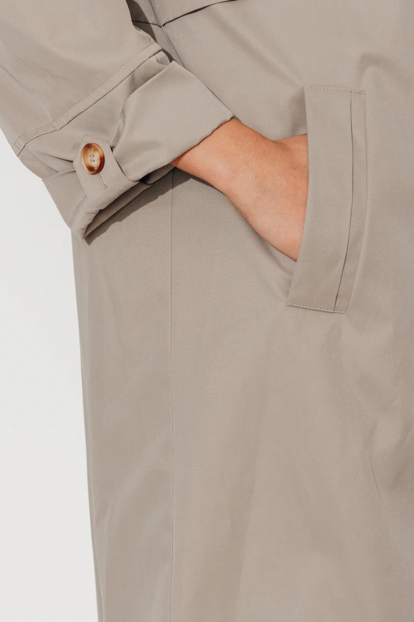 ALBIZIA - Parka oversize toucher doux aspect coton - Image 8