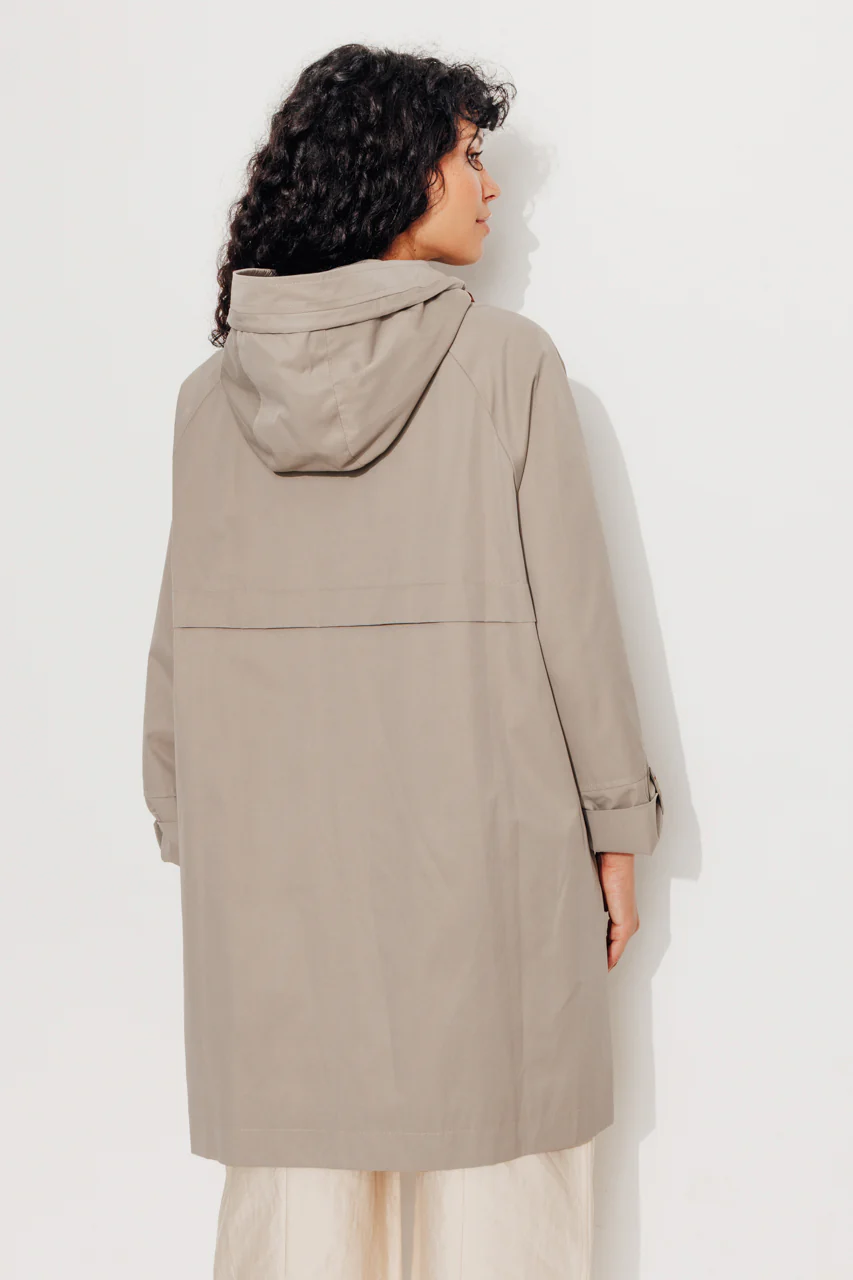 ALBIZIA - Parka oversize toucher doux aspect coton - Image 9