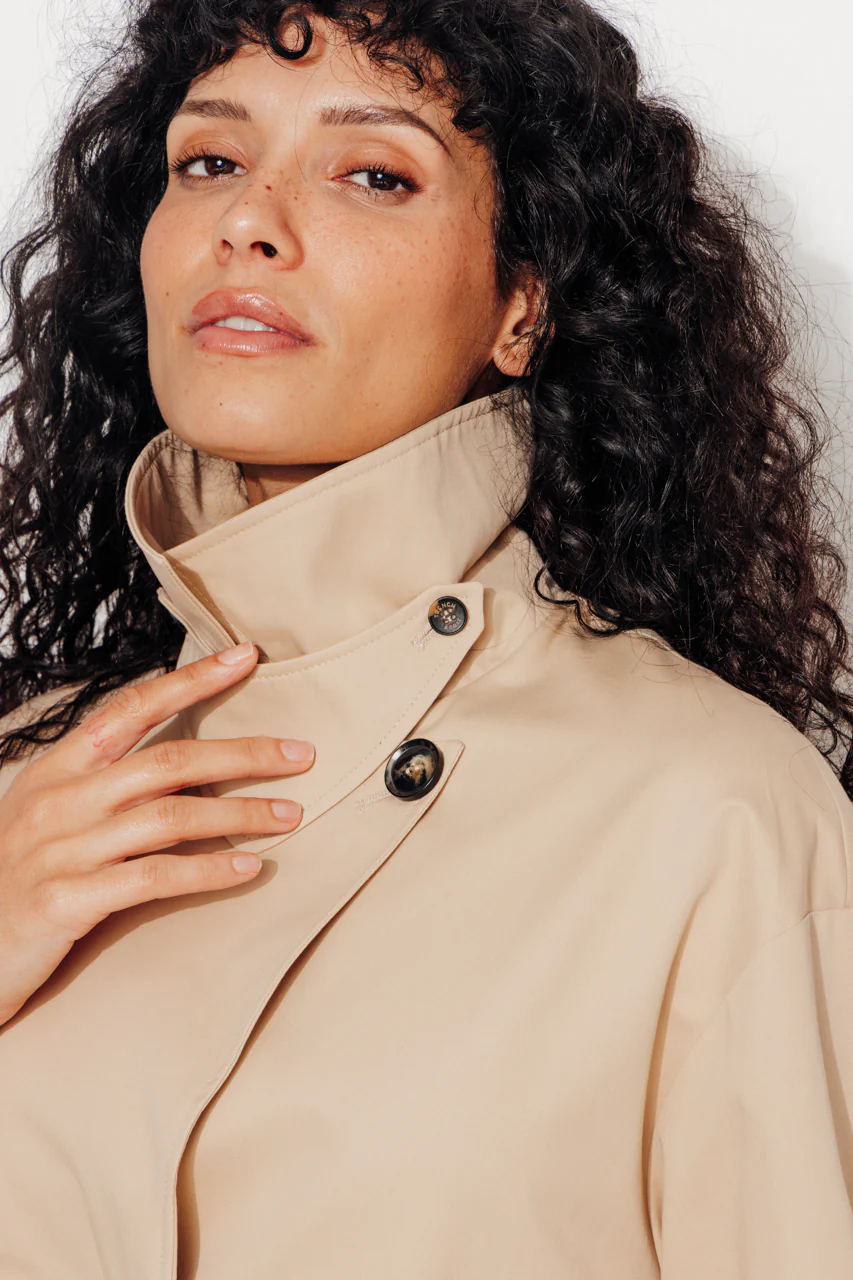 SAUZET - Trench oversize 100% coton déperlant - Image 4