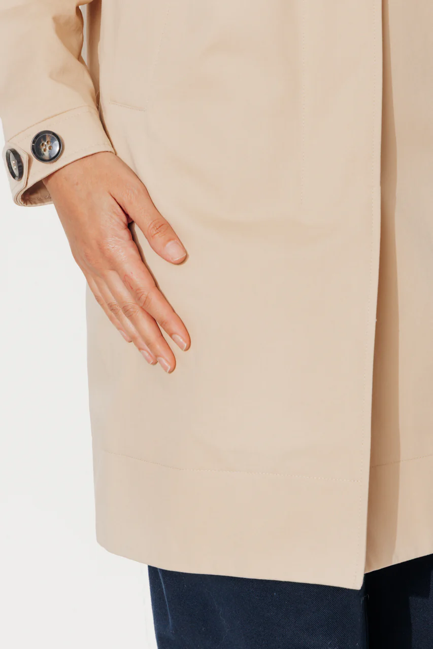 SAUZET - Trench oversize 100% coton déperlant - Image 6