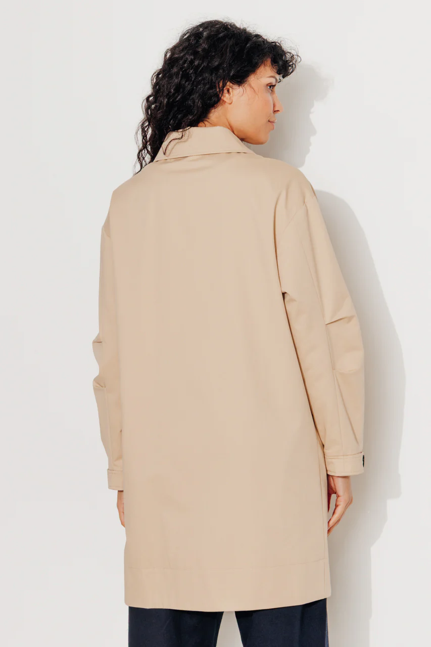 SAUZET - Trench oversize 100% coton déperlant - Image 7