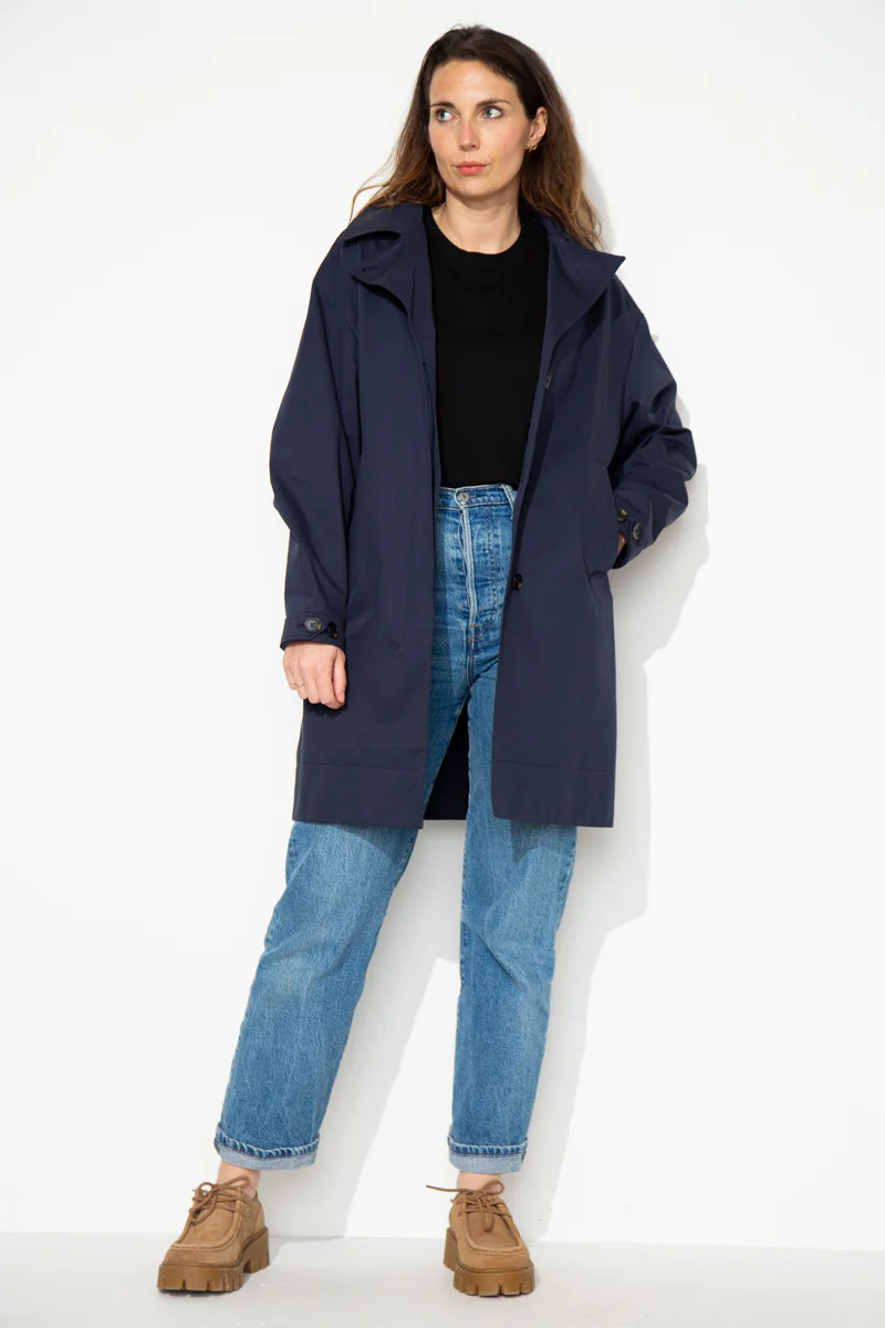 SAUZET - Trench oversize 100% coton déperlant - Image 5