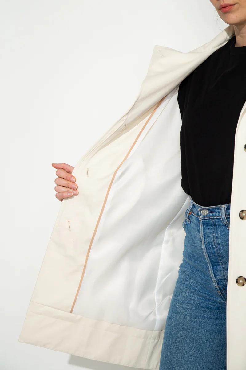 SAUZET - Trench oversize 100% coton déperlant - Image 4