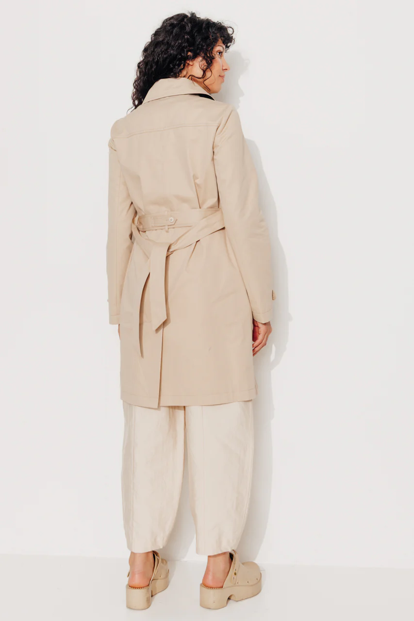 ROSEAU - Trench féminin 100% coton premium déperlant - Image 6