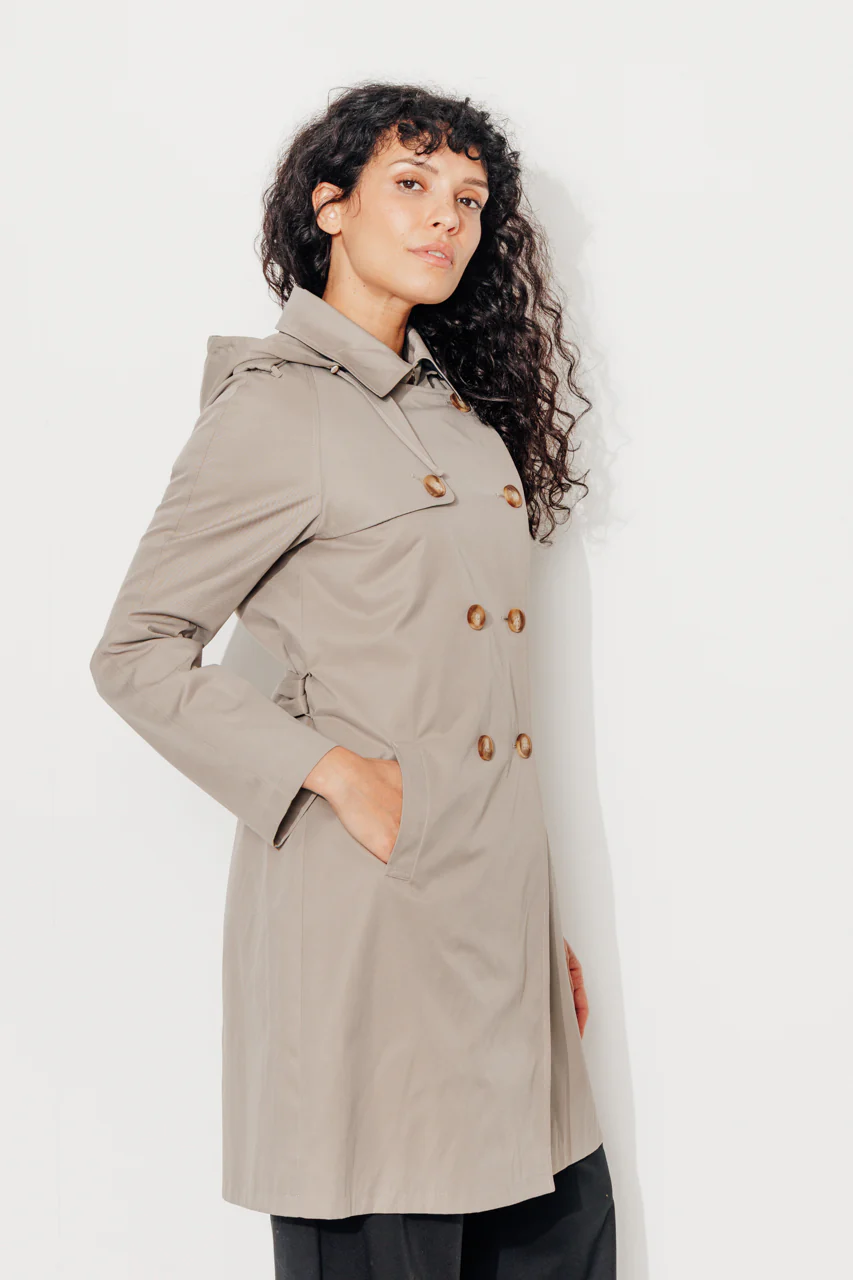 TANGRY -  Trench authentique avec gilet amovible kaki - Image 6