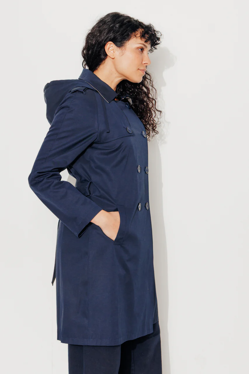TANGRY -  Trench authentique avec gilet amovible marine - Image 5